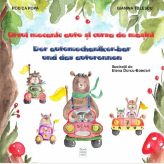 Ursul mecanic auto si cursa de masini romana germana
